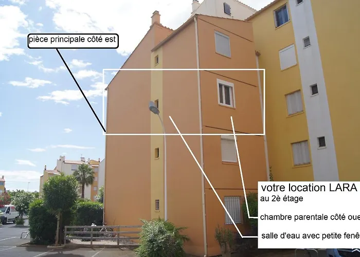 Lara 5 - Grand T2 Sans Vis-a-vis Parking - Pres Centre-port, Ile Des Loisirs, Richelieu Agde
